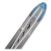 Uni-Ball ELITE Stick Roller Ball Pen, 0.5mm, Blue-Blk Ink, Blk/Blue Barrel 69020